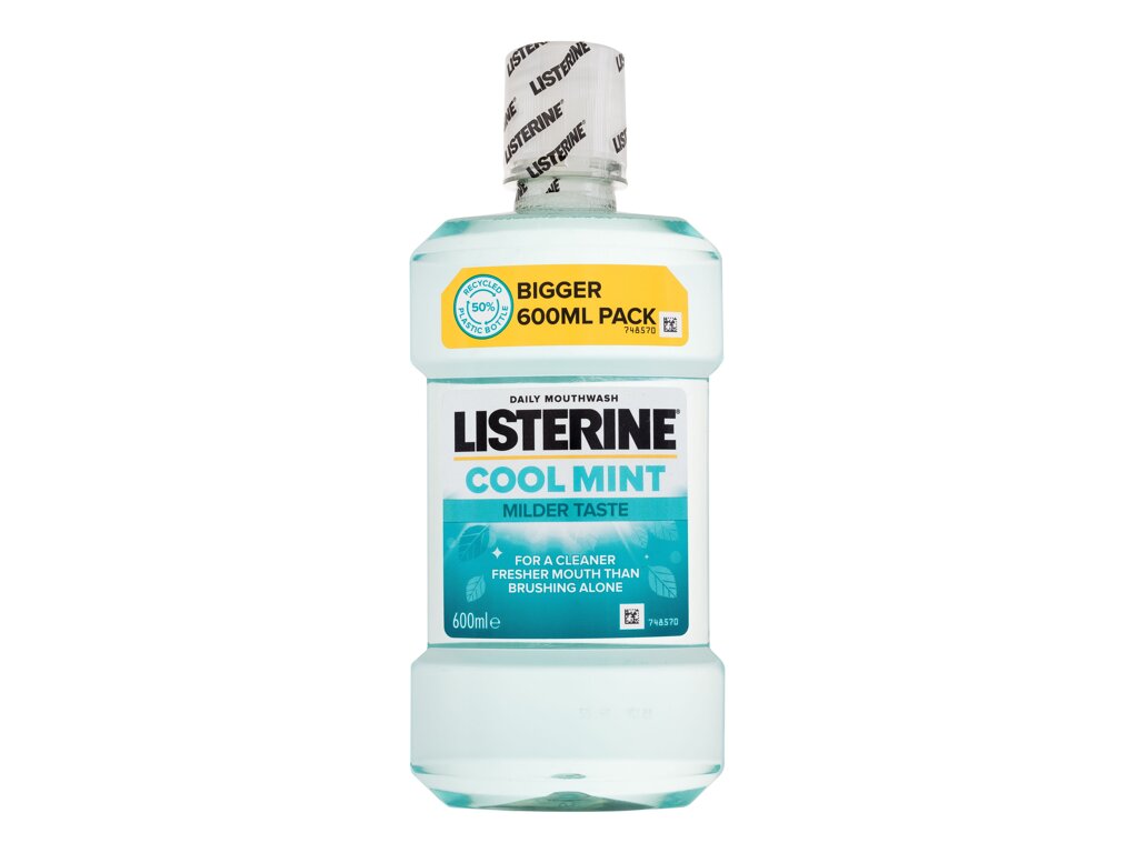 Listerine Cool Mint Mild Taste Mouthwash 600ml dantų skalavimo skystis