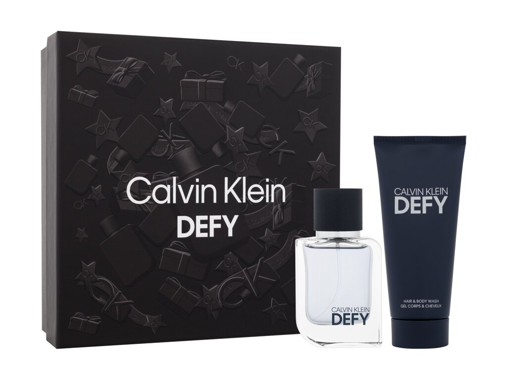 Calvin Klein Defy 50ml Edt 50 ml + Shower Gel 100 ml Kvepalai Vyrams EDT Rinkinys