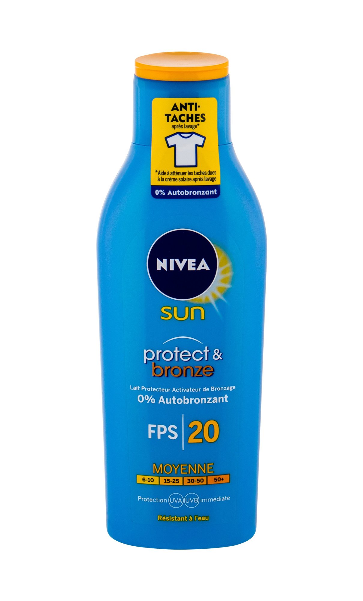 Nivea Sun Protect & Bronze SPF20 200ml įdegio losjonas