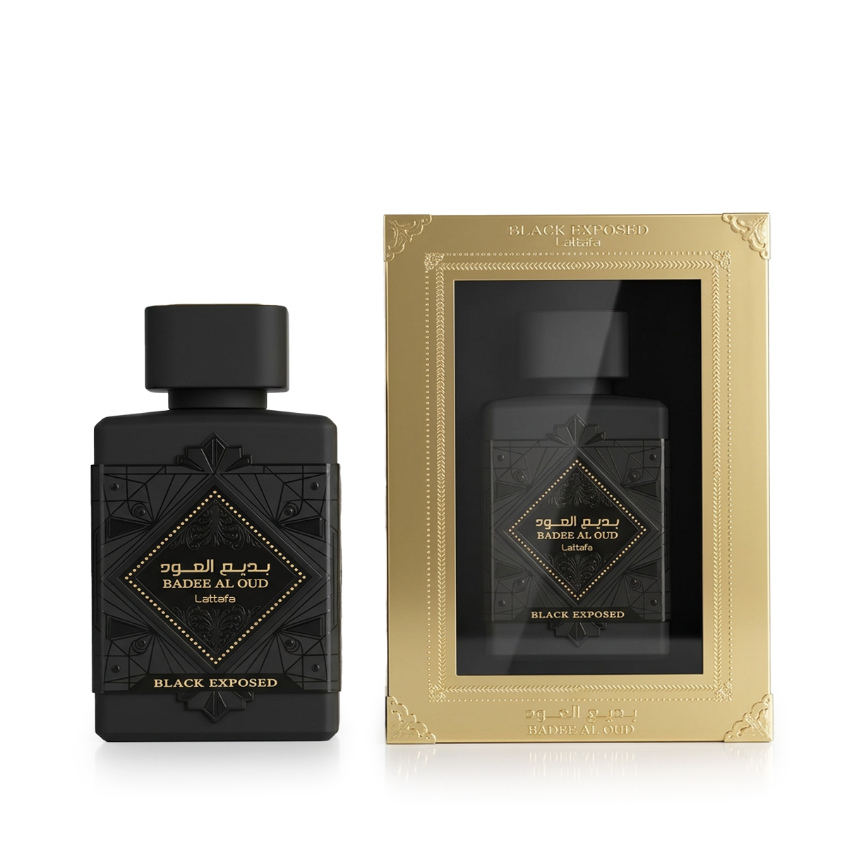 Lattafa Bade'e Al Oud Black Exposed 100ml kvepalai Unisex EDP