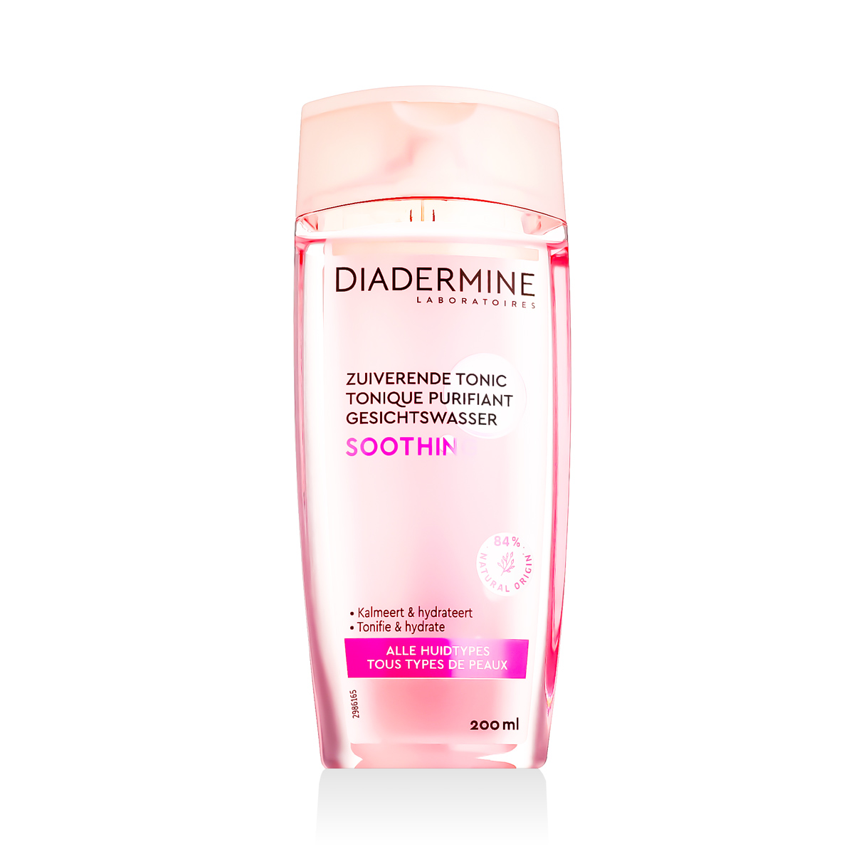 Diadermine Laboratoires Soothing 200ml valomasis vanduo veidui