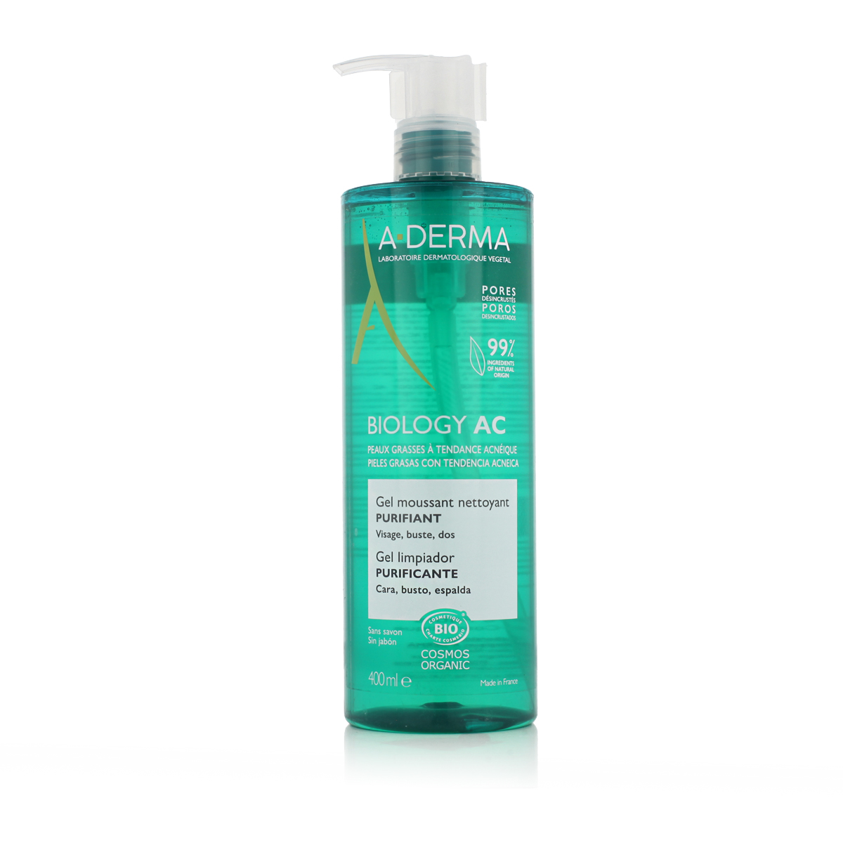 A-Derma Biology AC 400ml veido gelis