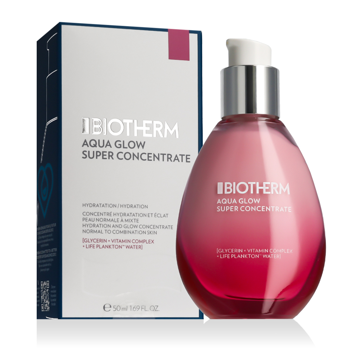 Biotherm Aqua Glow 50ml Veido serumas