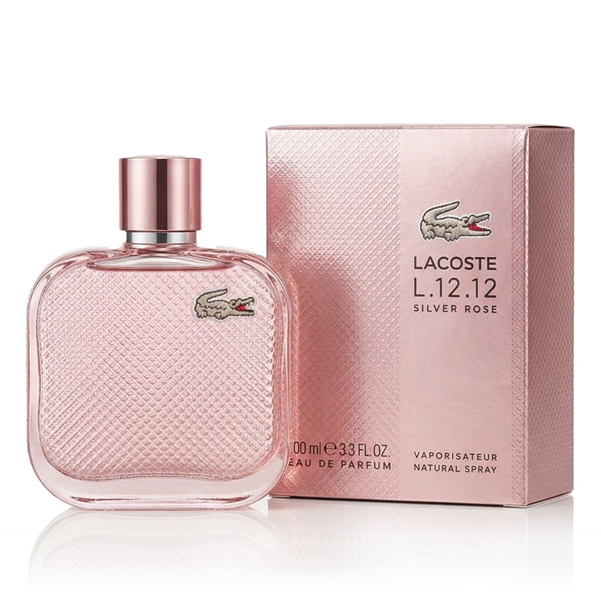 Lacoste Lacoste L.12.12 Silver Rose Eau De Parfum 100 ml (woman) 100ml kvepalai Moterims EDP