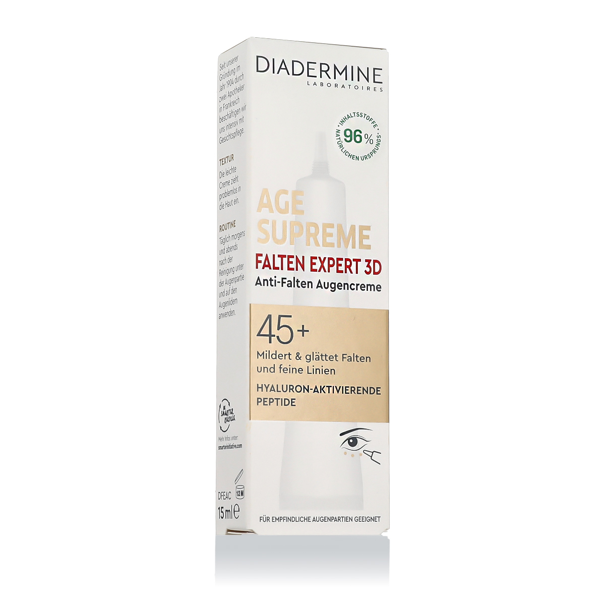 Diadermine Laboratoires Age Supreme 15ml paakių kremas