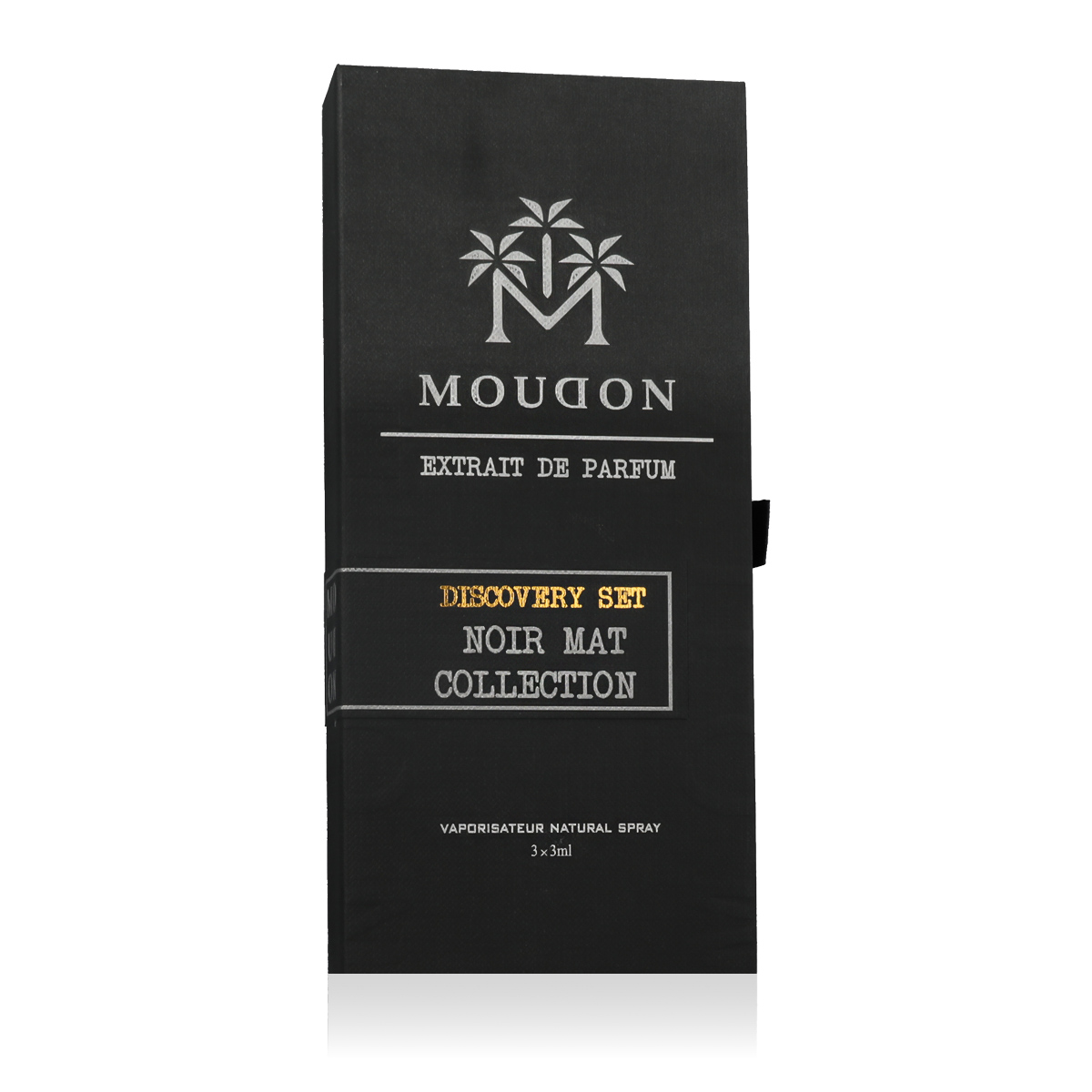 Moudon Miniaturen Set Moudon Discovery Set Noir Mat Collection Extrait de Parfum MINI 3 x 3 ml Kvepalai Unisex Rinkinys