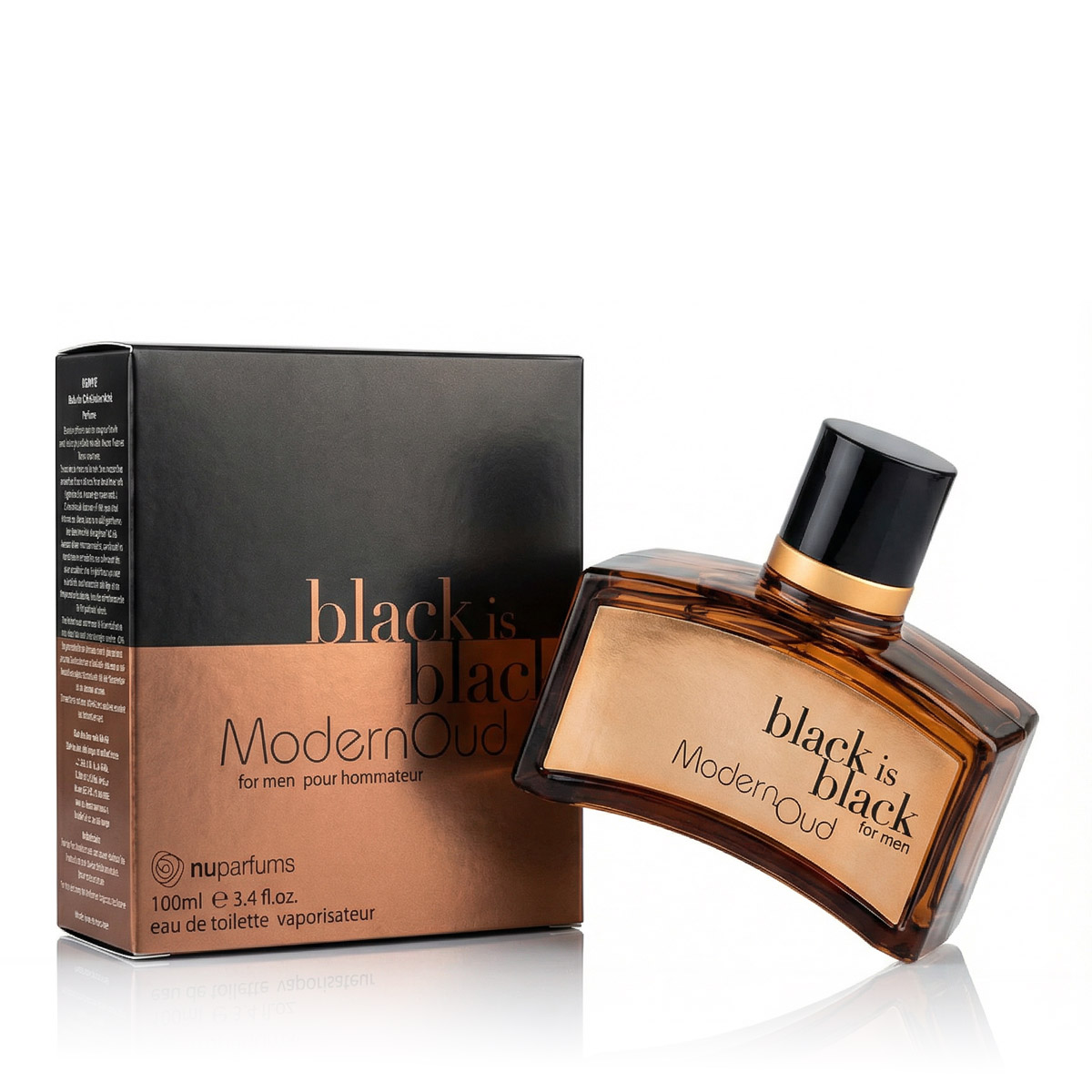 Nuparfums Black Is Black Modern Oud 100ml kvepalai Vyrams EDT