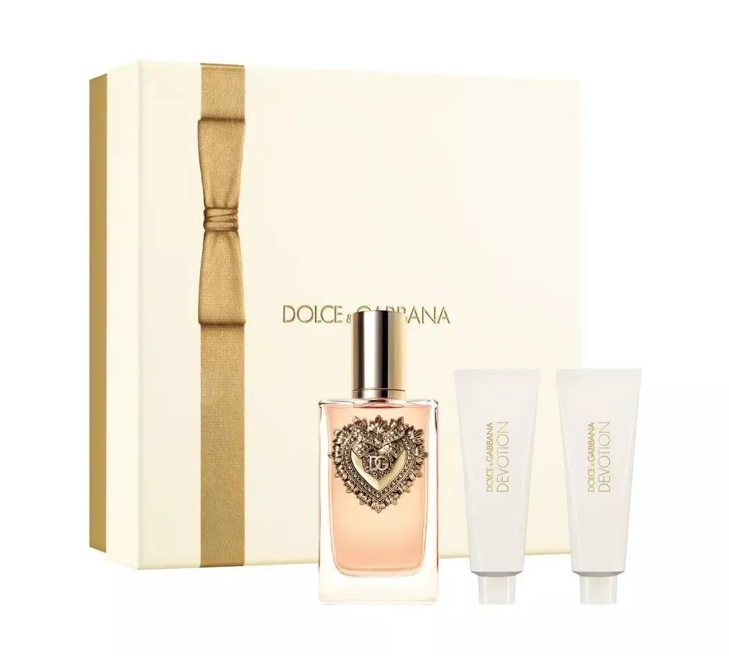 Dolce & Gabbana Dolce Gabbana Devotion 100ml Edp 100ml + Shower Gel 50ml + Body Lotion 50ml Kvepalai Moterims Rinkinys
