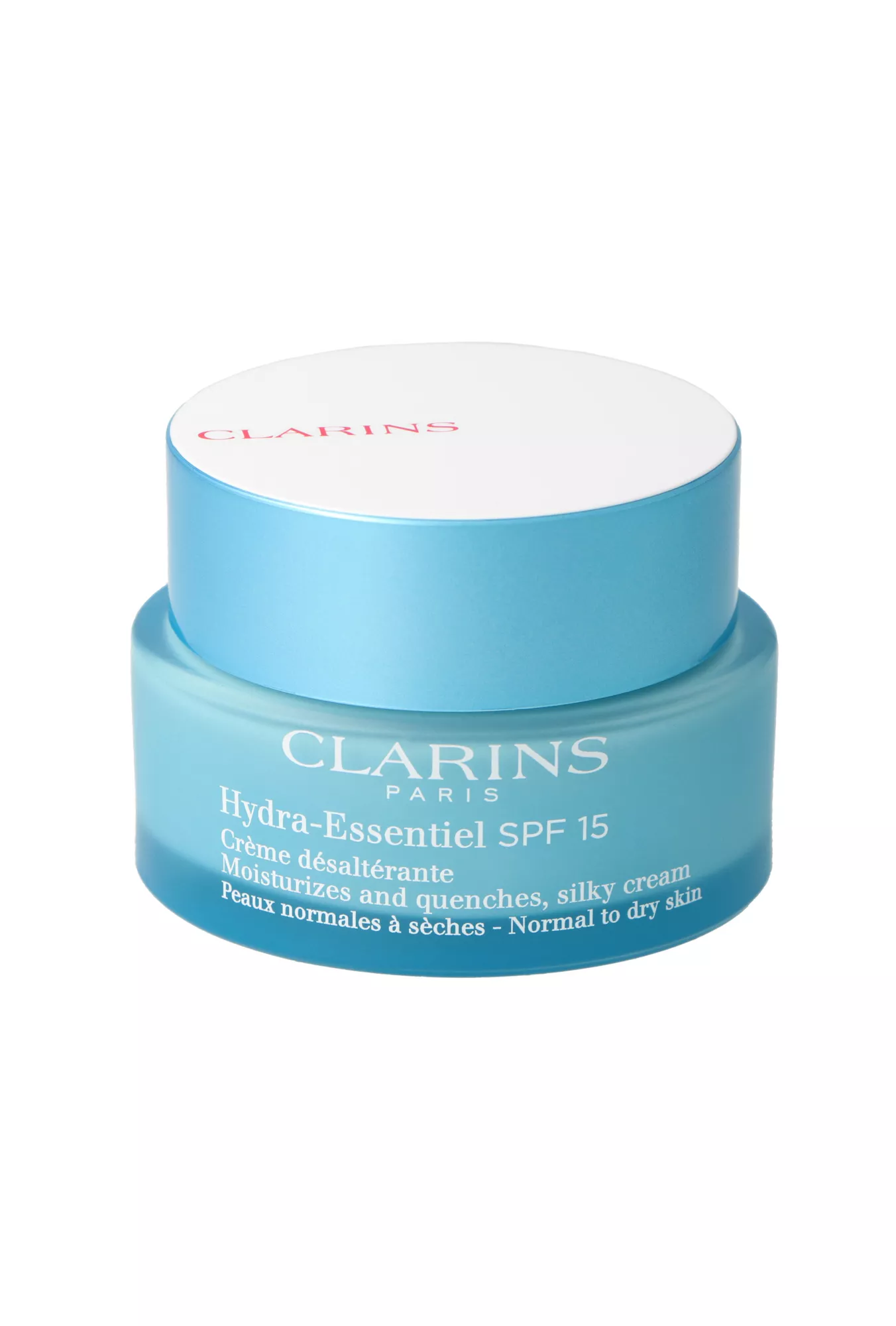 Clarins Hydra-Essentiel SPF15 Silky Cream Normal to Dry Skin 50ml Moterims Testeris