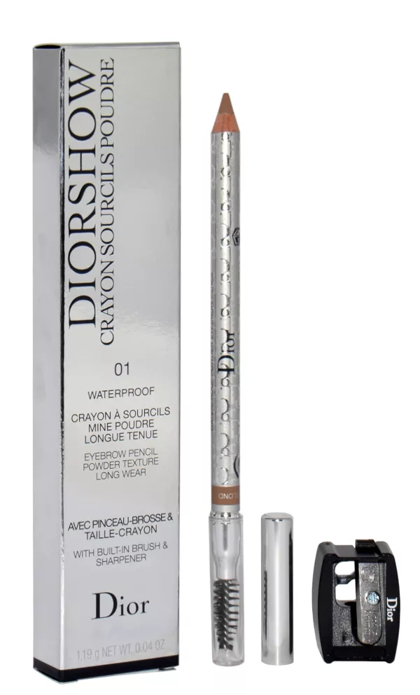 Dior Diorshow Powder Eyebrow Pencil 01 Blond 1, 1,19g antakių modeliavimo paletė