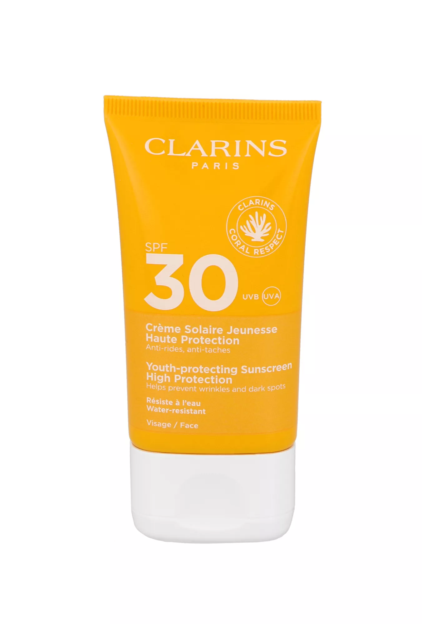 Clarins Creme Solaire Jeunesse Haute SPF30 Protection Face Cream 50ml Moterims Testeris