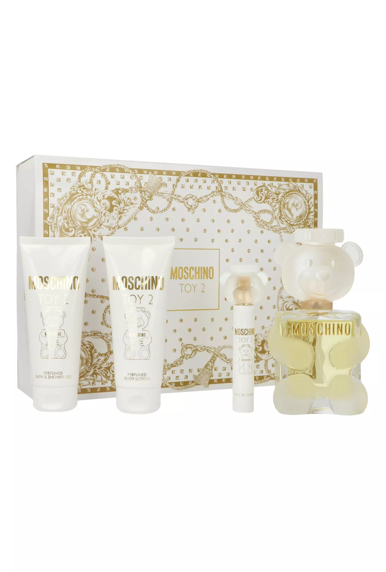 Moschino Zestaw  Toy 2 Edp 100ml + Shower Gel 100ml + Body Lotion 100ml + 100ml Kvepalai Moterims