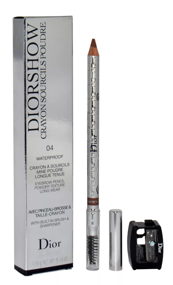 Dior Diorshow Powder Eyebrow Pencil 04 Auburn 1, 1,19g antakių modeliavimo paletė