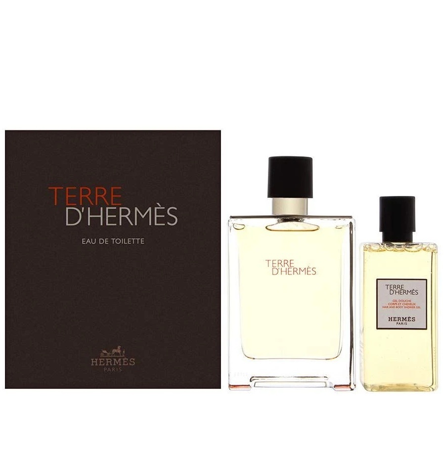 Hermes Terre D`Hermes 100ml Edt 100ml + Shower Gel 80ml Kvepalai Vyrams Rinkinys