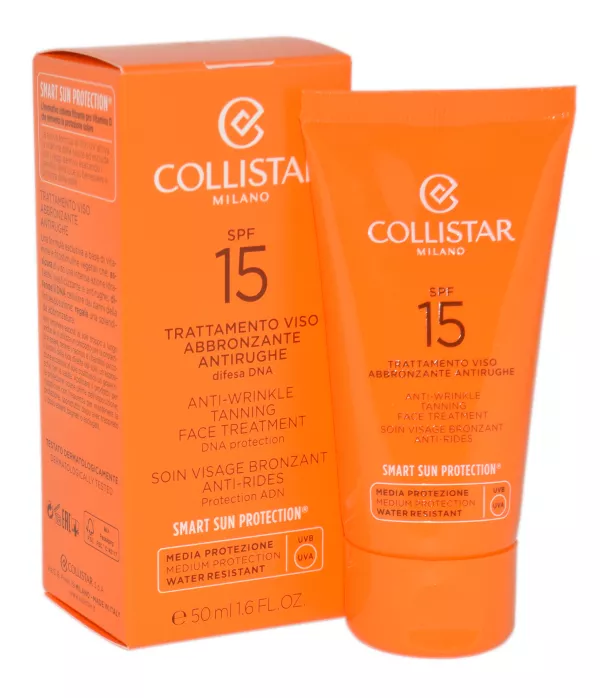 Collistar Anti-Wrinkle Tanning Face Treatment Spf 15 50ml Moterims