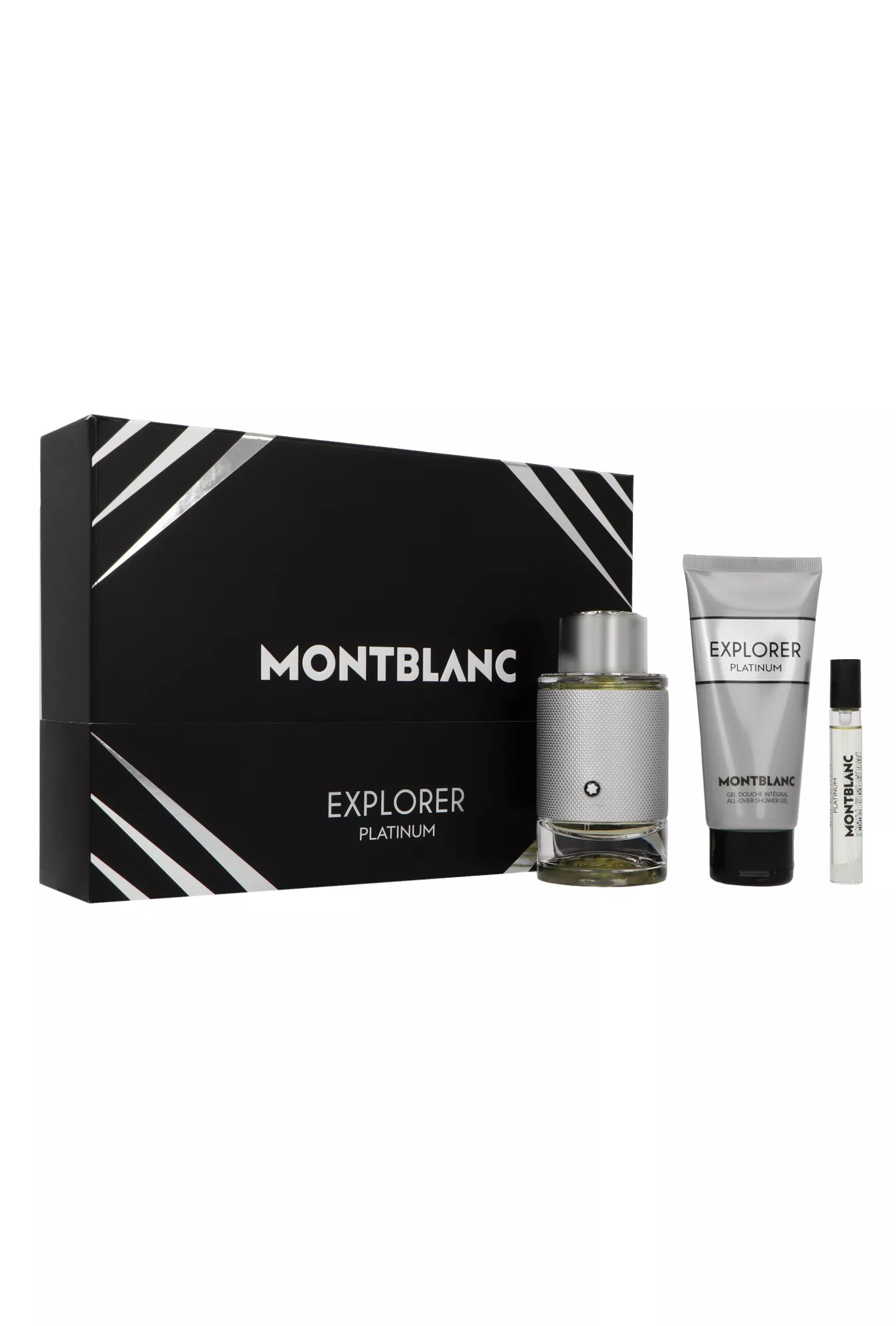 Montblanc Zestaw  Explorer Platinum Edp 100ml + Edp 7,5ml + Shower Gel 100ml Kvepalai Vyrams