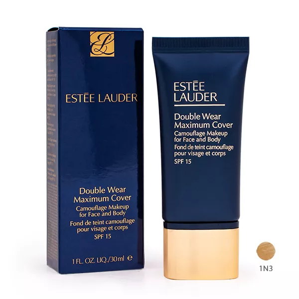 Este&eacute; Lauder Double Wear Maximum Cover SPF15 1N3 Creamy Vanilla 03 30ml makiažo pagrindas