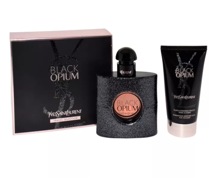 Yves Saint Laurent Black Opium 50ml Edp 50ml + Body Lotion 50ml Kvepalai Moterims Rinkinys
