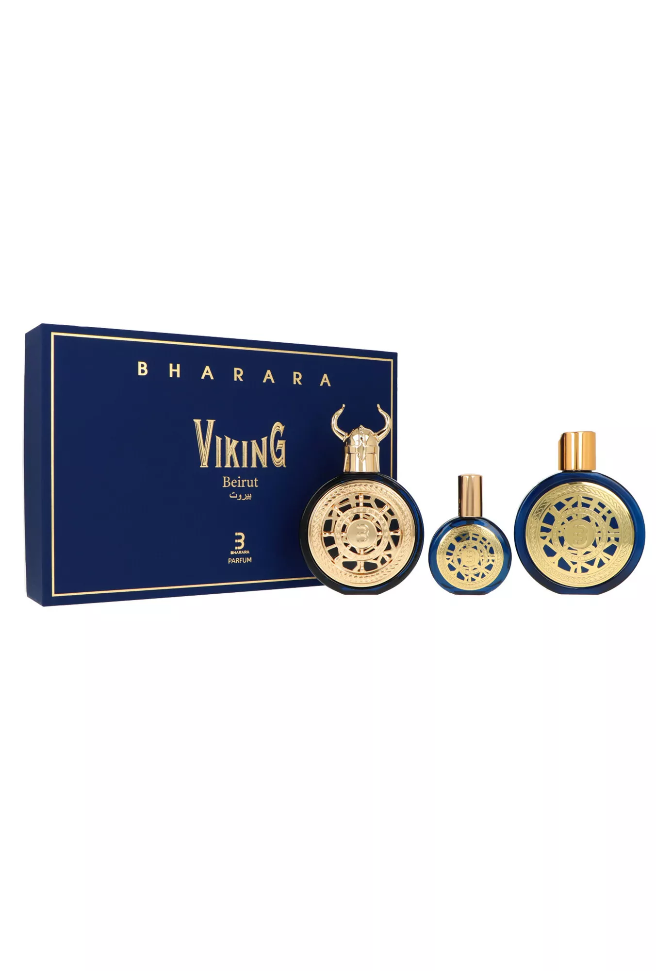 Bharara Viking Beirut 100ml Edp 100ml + Parfum 30ml + Body Lotion 180ml Kvepalai Vyrams Rinkinys