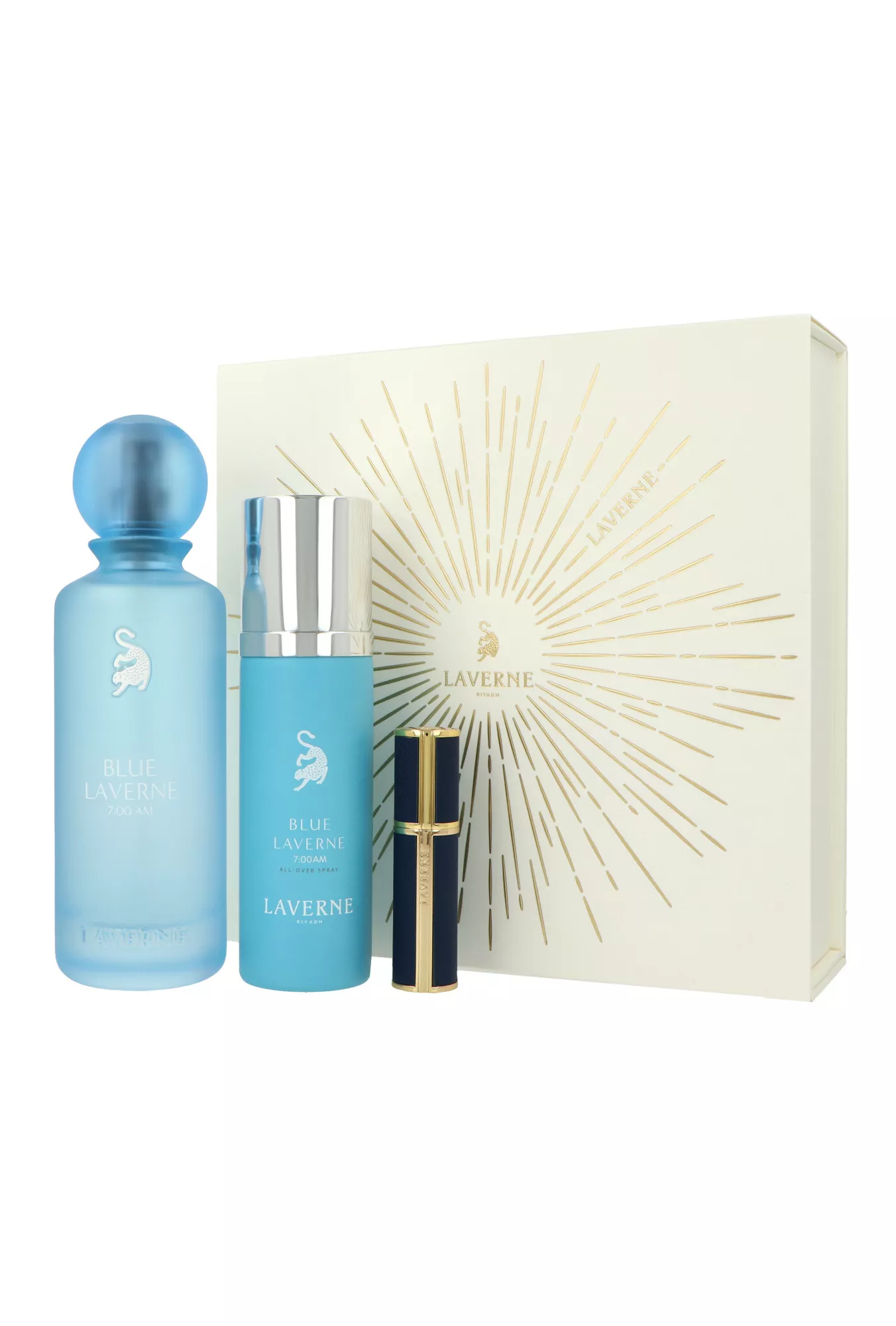 Laverne Blue Laverne 7AM Collection 200ml Edp 200ml + All Over Spray 100ml Kvepalai Unisex Rinkinys