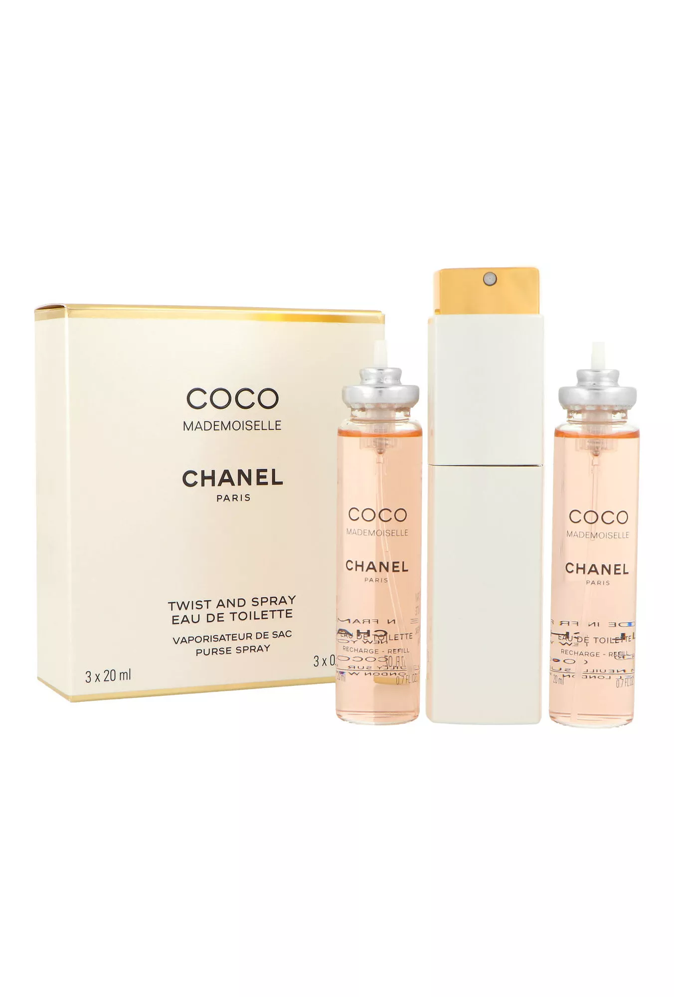 Chanel Coco Mademoiselle Refills 20ml Edt 3X20ml Kvepalai Moterims Rinkinys