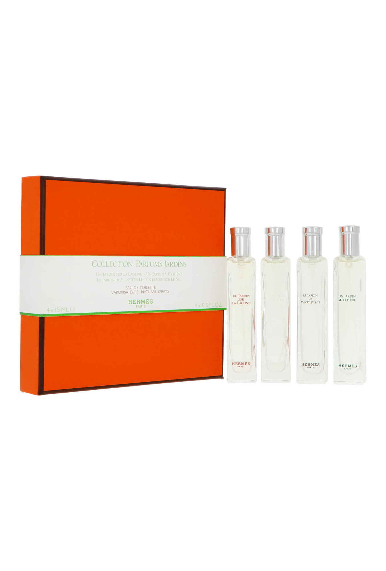 Hermes Jardin Un Jardin a Cythere 15ml Edt 15ml + Un Jardin Sur Le Nil Edt 15ml + Le Jardin de Monsieur Li Edt 15ml + Un Jardin Sur La Lagune Edt 15ml Kvepalai Unisex Rinkinys