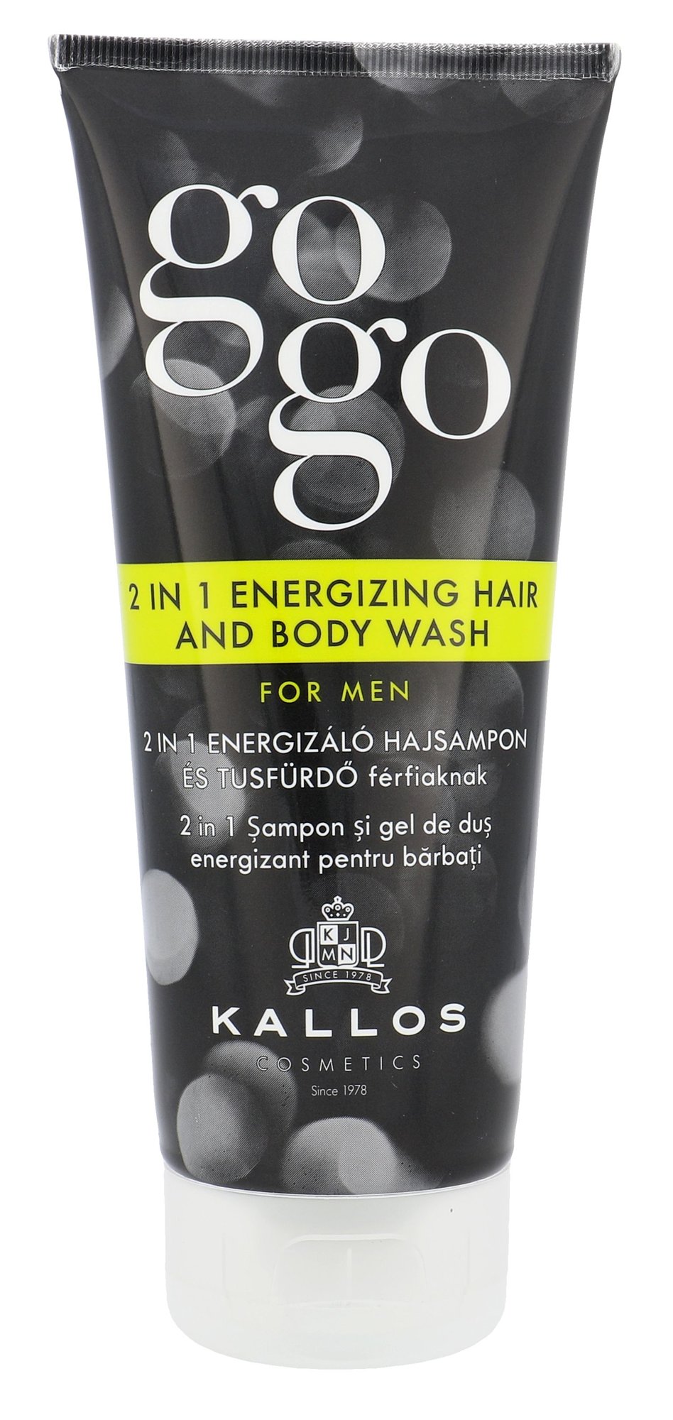 Kallos Cosmetics Gogo 2 in 1 Energizing Hair And Body Wash 200ml dušo želė