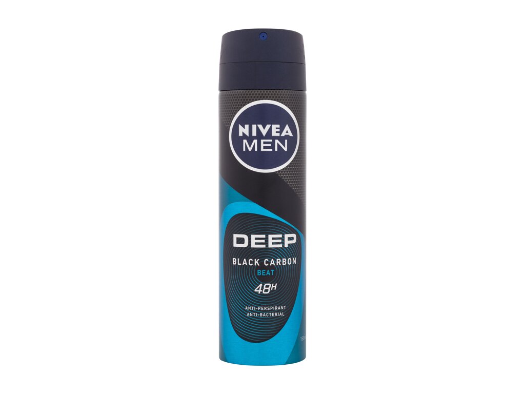 Nivea Men Deep Black Carbon Beat 150ml antipersperantas
