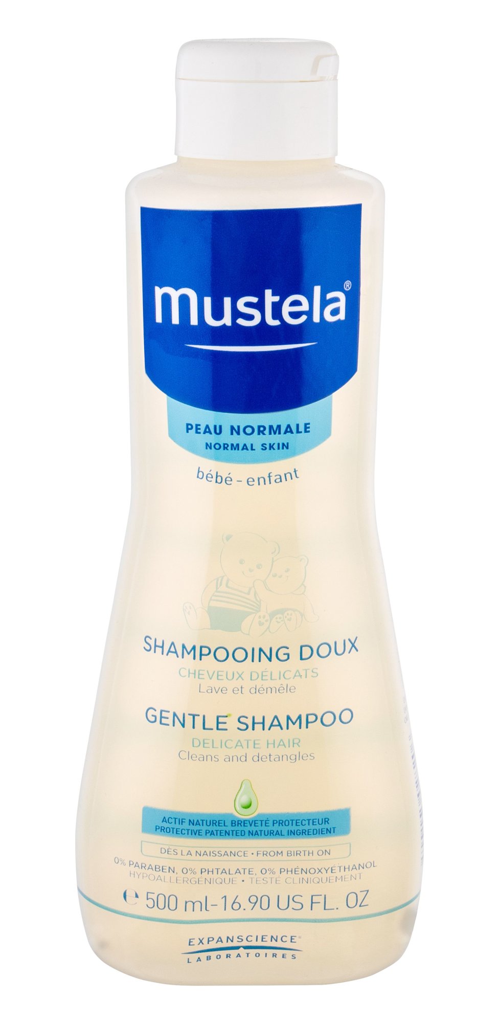 Mustela Bébé Gentle Shampoo 500ml šampūnas