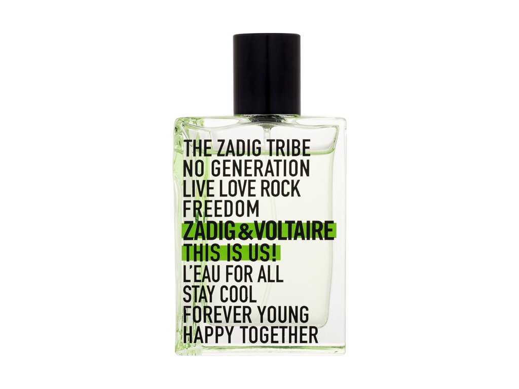 Zadig & Voltaire This Is Us! L'Eau For All 50ml NIŠINIAI Kvepalai Unisex EDT