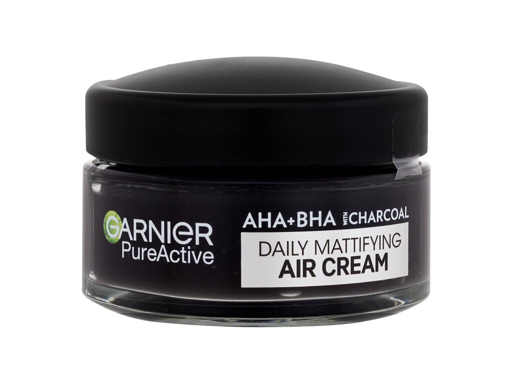 Garnier Pure Active AHA + BHA Charcoal Daily Mattifying Air Cream 50ml dieninis kremas