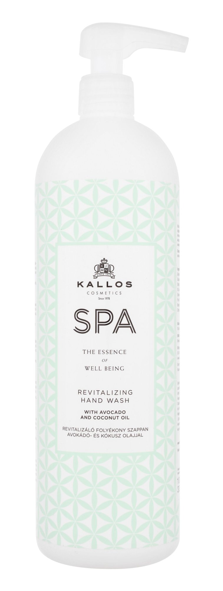 Kallos Cosmetics SPA Revitalizing Hand Wash 1000ml skystas muilas