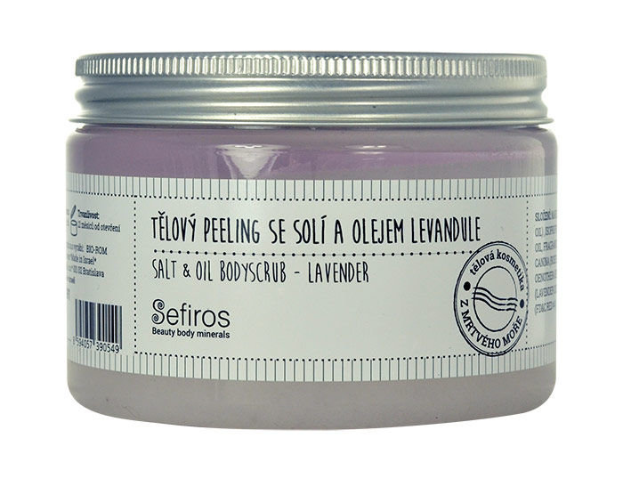 Sefiros Salt & Oil Bodyscrub Lavender 300ml kūno pilingas