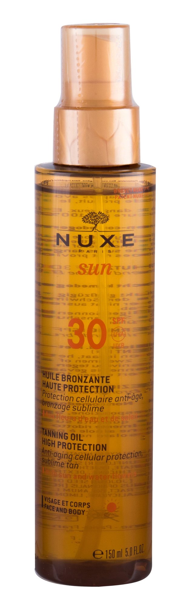 Nuxe Sun Tanning Oil 150ml įdegio losjonas