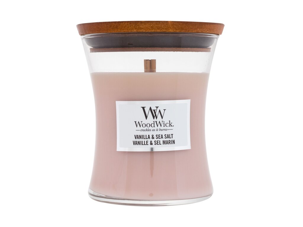 WoodWick Vanilla & Sea Salt 275g kvepianti žvakė