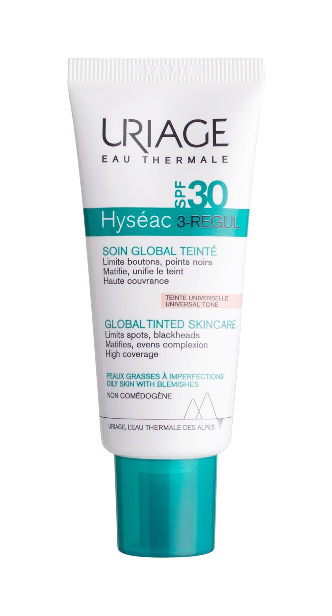 Uriage Hyséac 3-Regul Global Tinted Skincare 40ml dieninis kremas