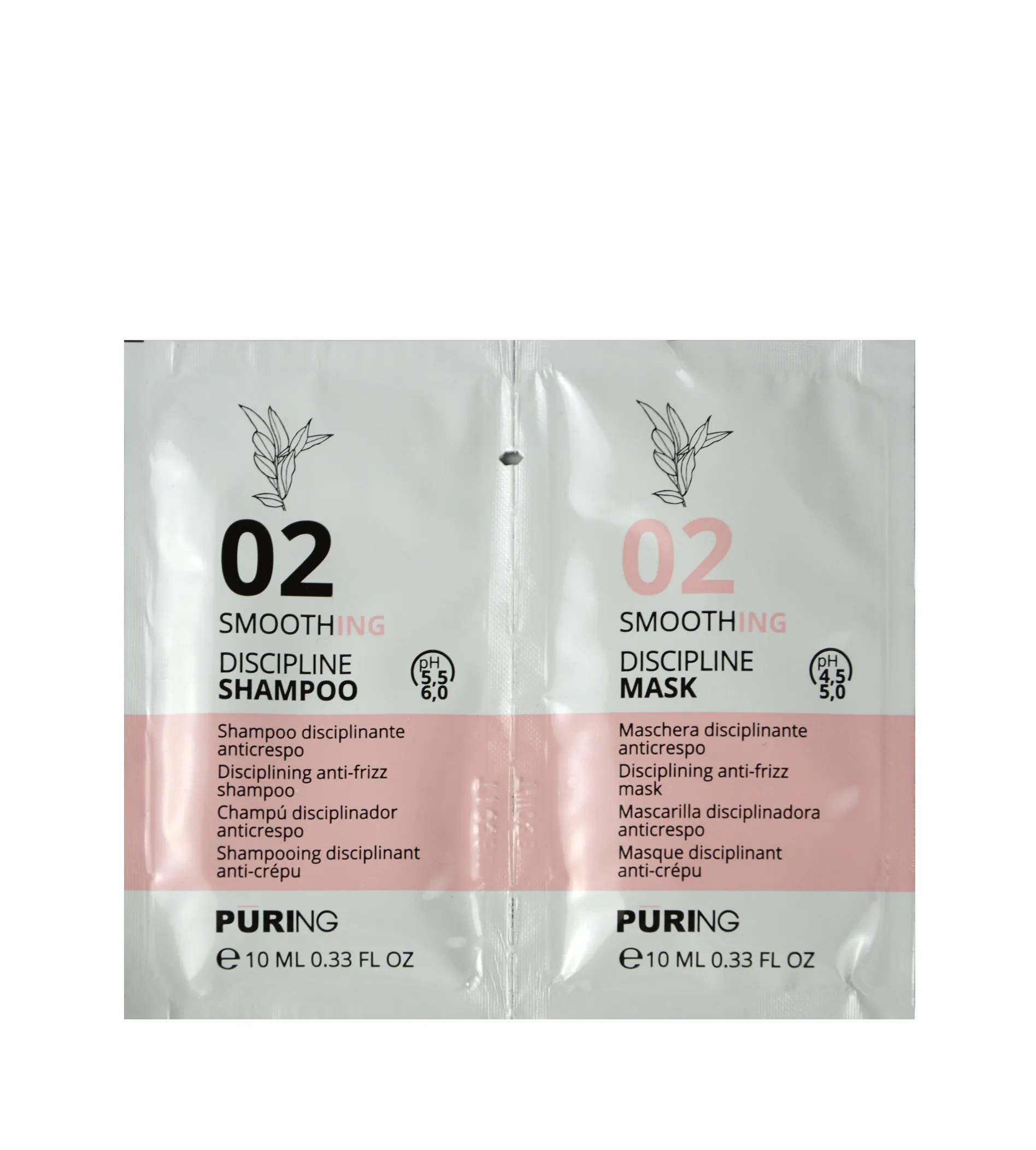 Puring 02 Smoothing Discipline Shampoo + Mask 10ml