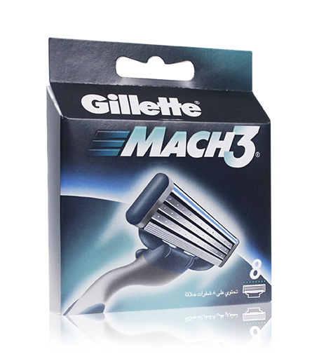 Gillette Mach3 12pcs 8ks skutimosi gelis