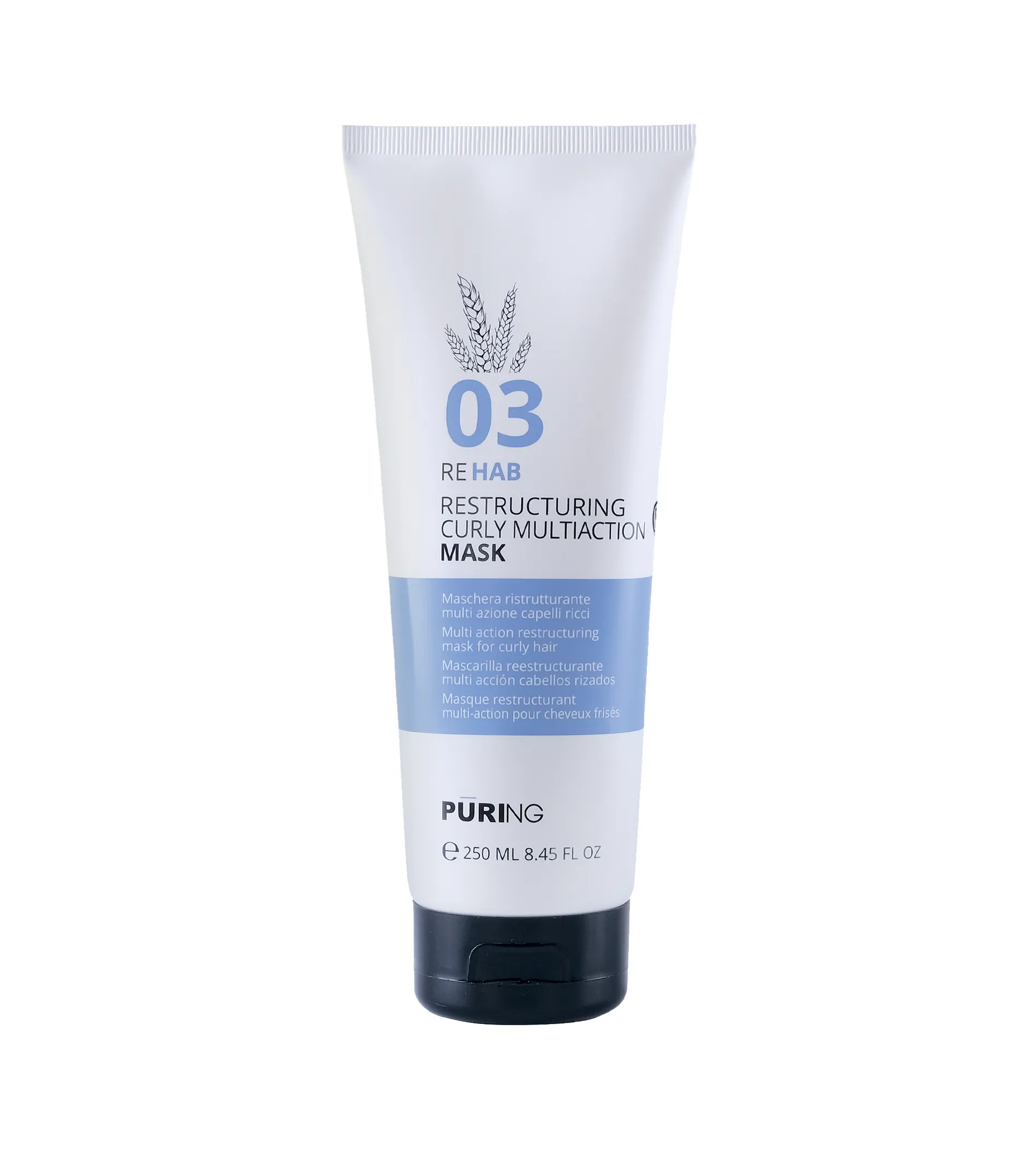 Puring 03 Rehab Restructuring Curly Multi Action Mask 250ml plaukų kaukė