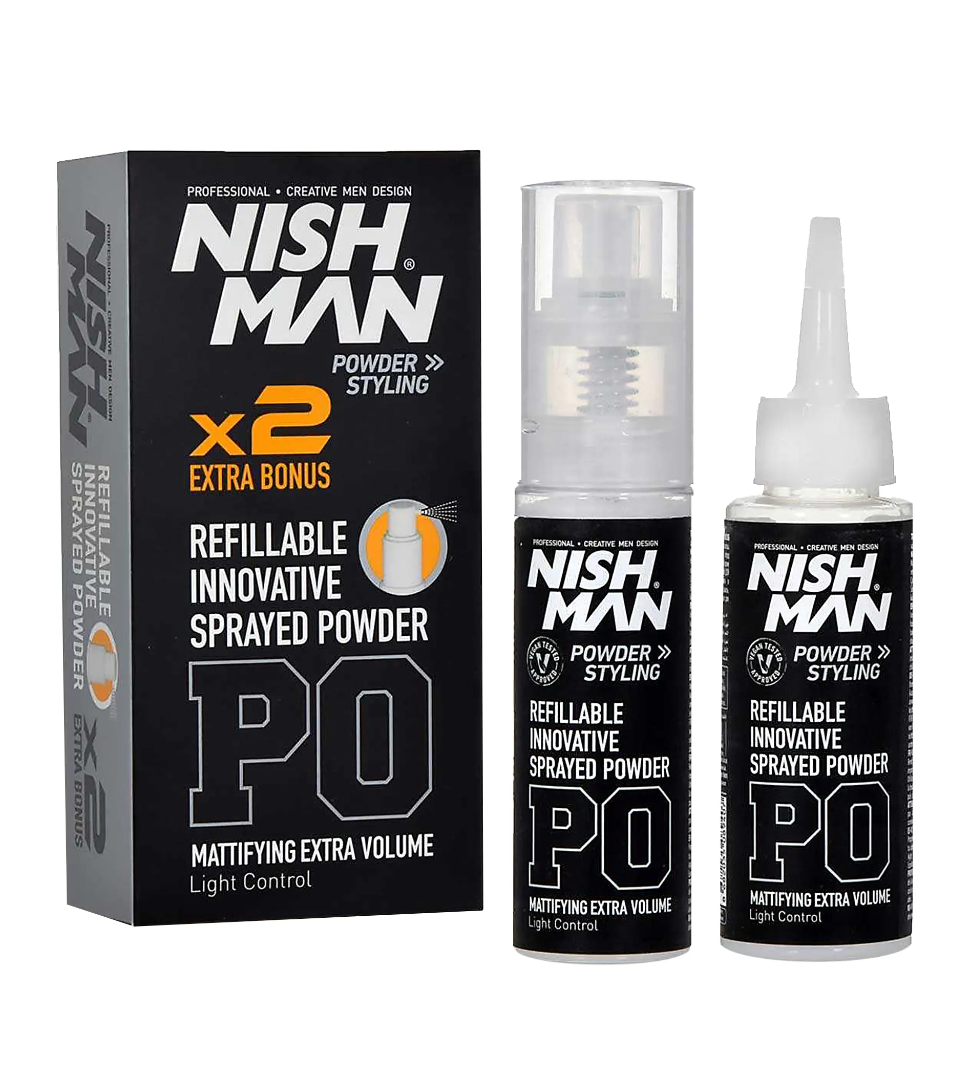 Nishman Refillable Sprayed Powder 20g modeliavimo priemonė