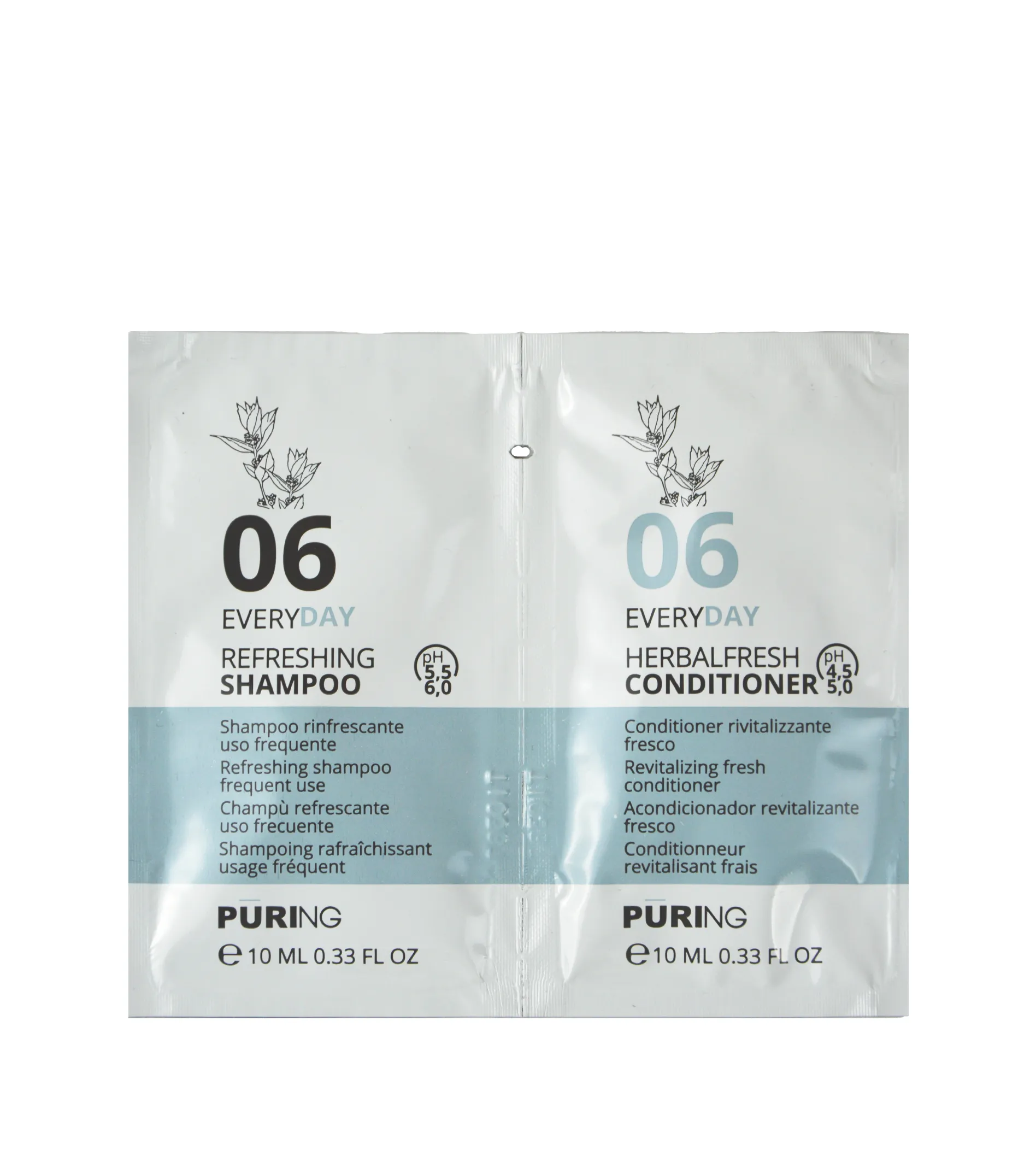 Puring 06 Everyday Refreshing Shampoo + Conditioner 10ml