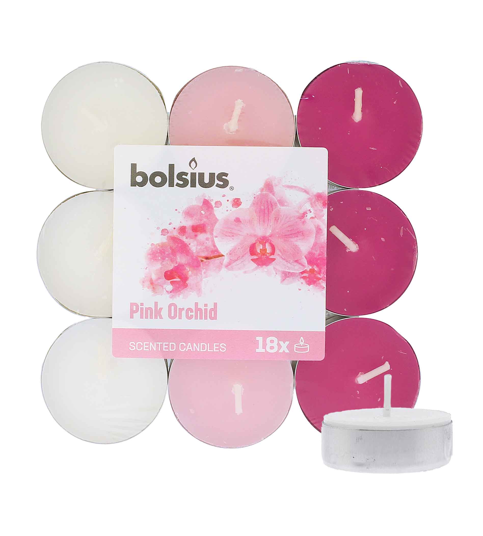 Bolsius Scented Tealights Orchid 20g kvepianti žvakė