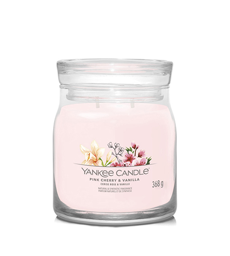 Yankee Candle Pink Cherry & Vanilla 368g kvepianti žvakė