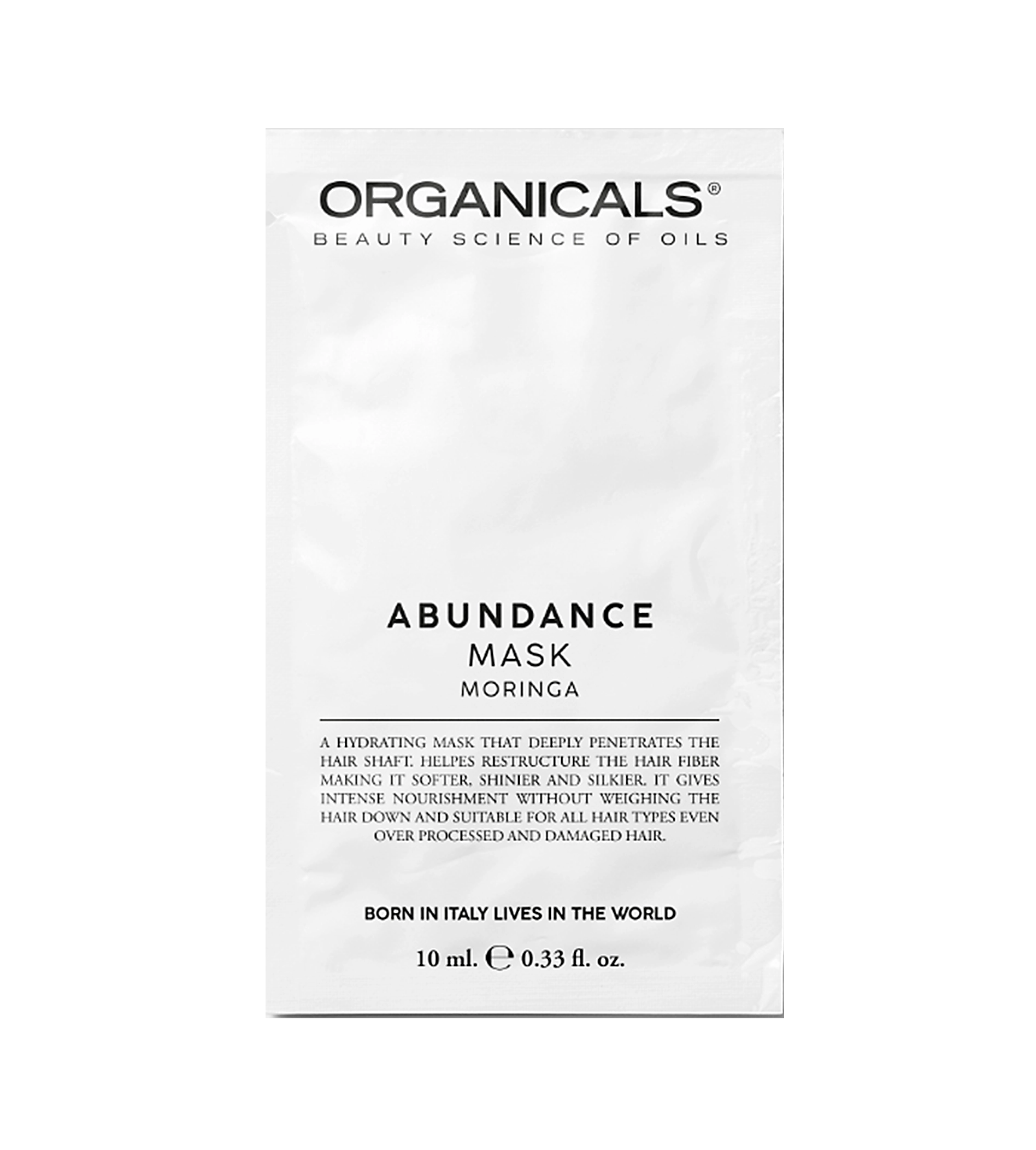 Organicals Organics ABUNDANCE 10ml plaukų kaukė