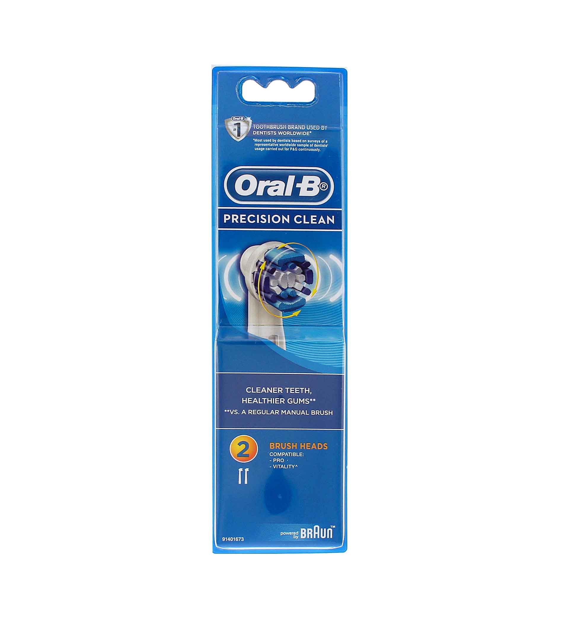ORAL-B Precision Clean 2ks dantų šepetėlis