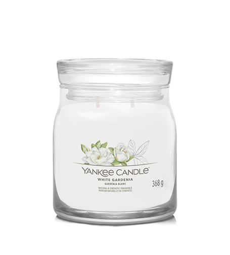 Yankee Candle Signature White Gardenia 368g kvepianti žvakė