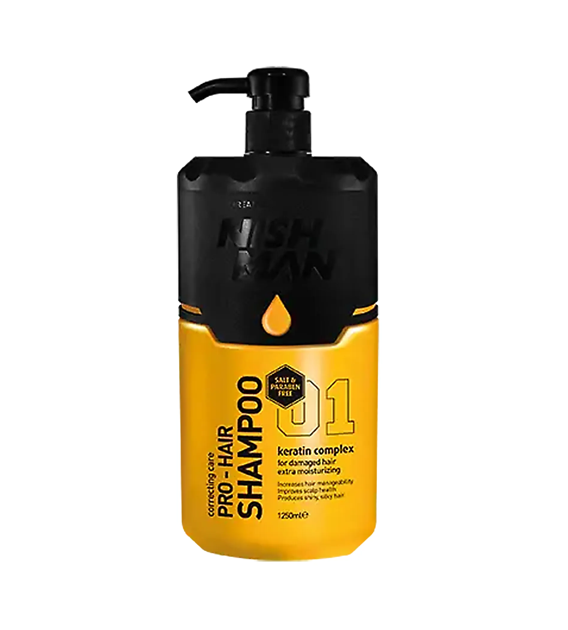 Nishman Professional Hair Shampoo 1250ml &scaron;ampūnas