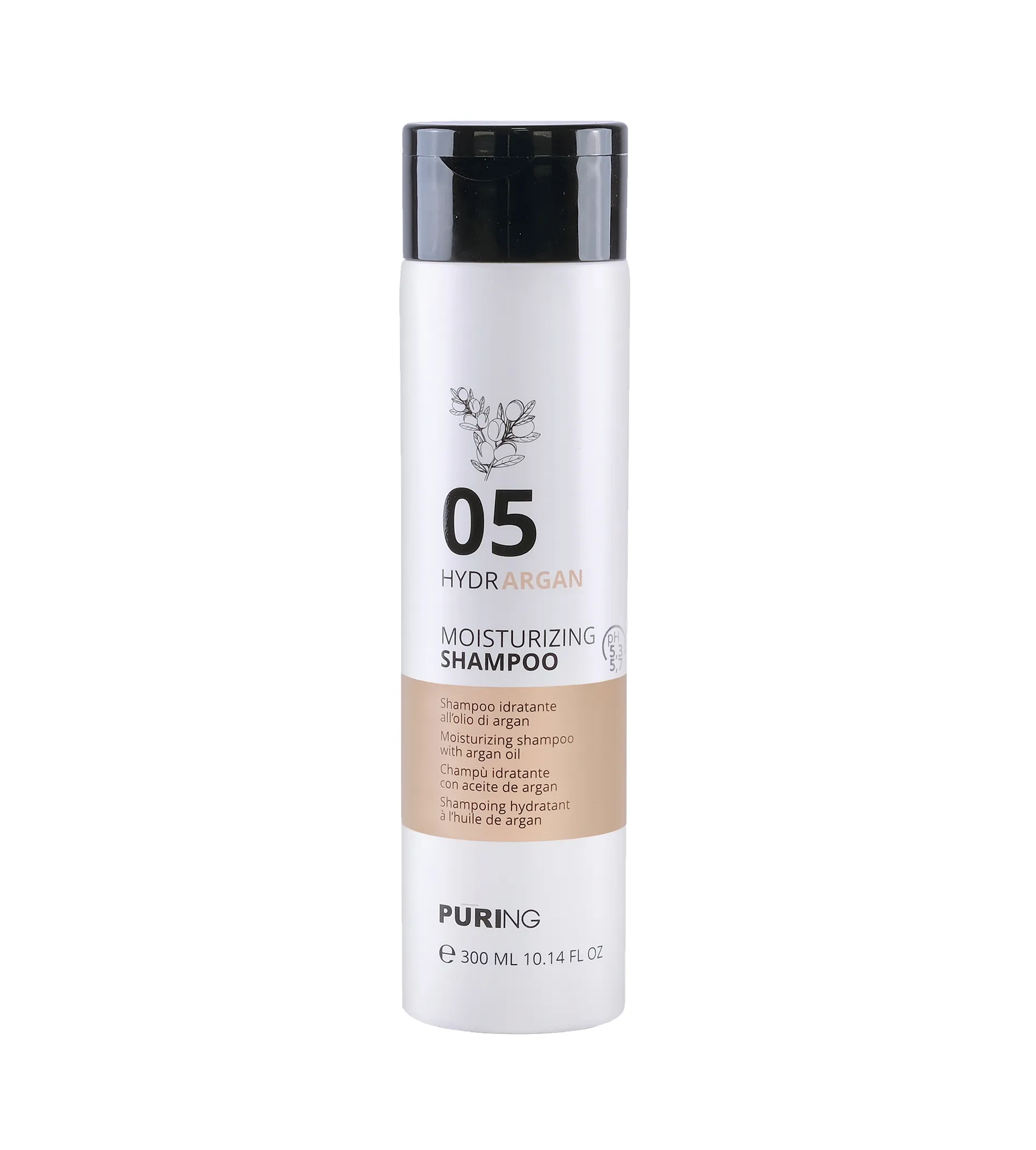Puring 05 Hydrargan Moisturizing Shampoo 300ml &scaron;ampūnas