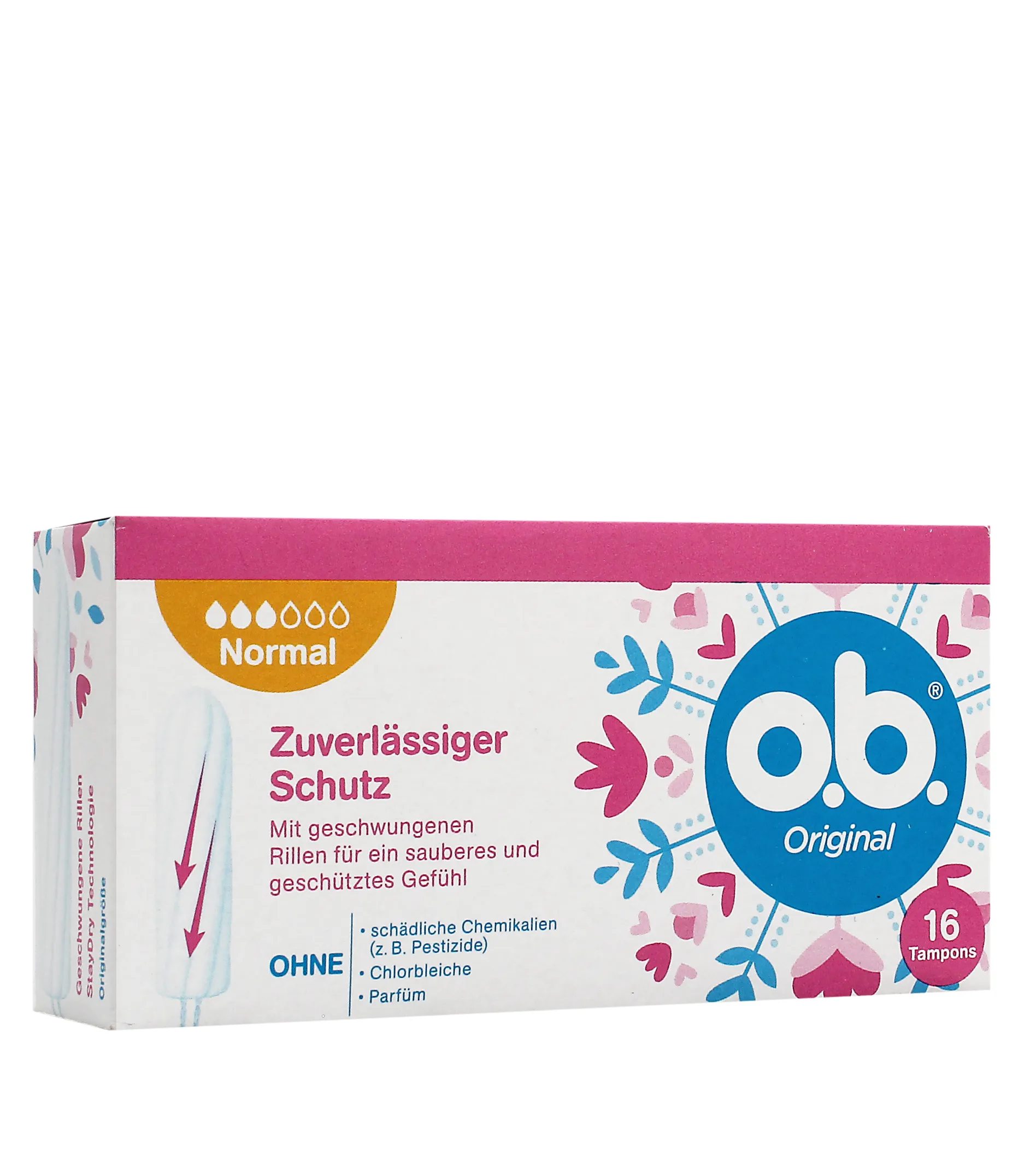 o.b. Original Normal 16pcs Intymios higienos priemonė