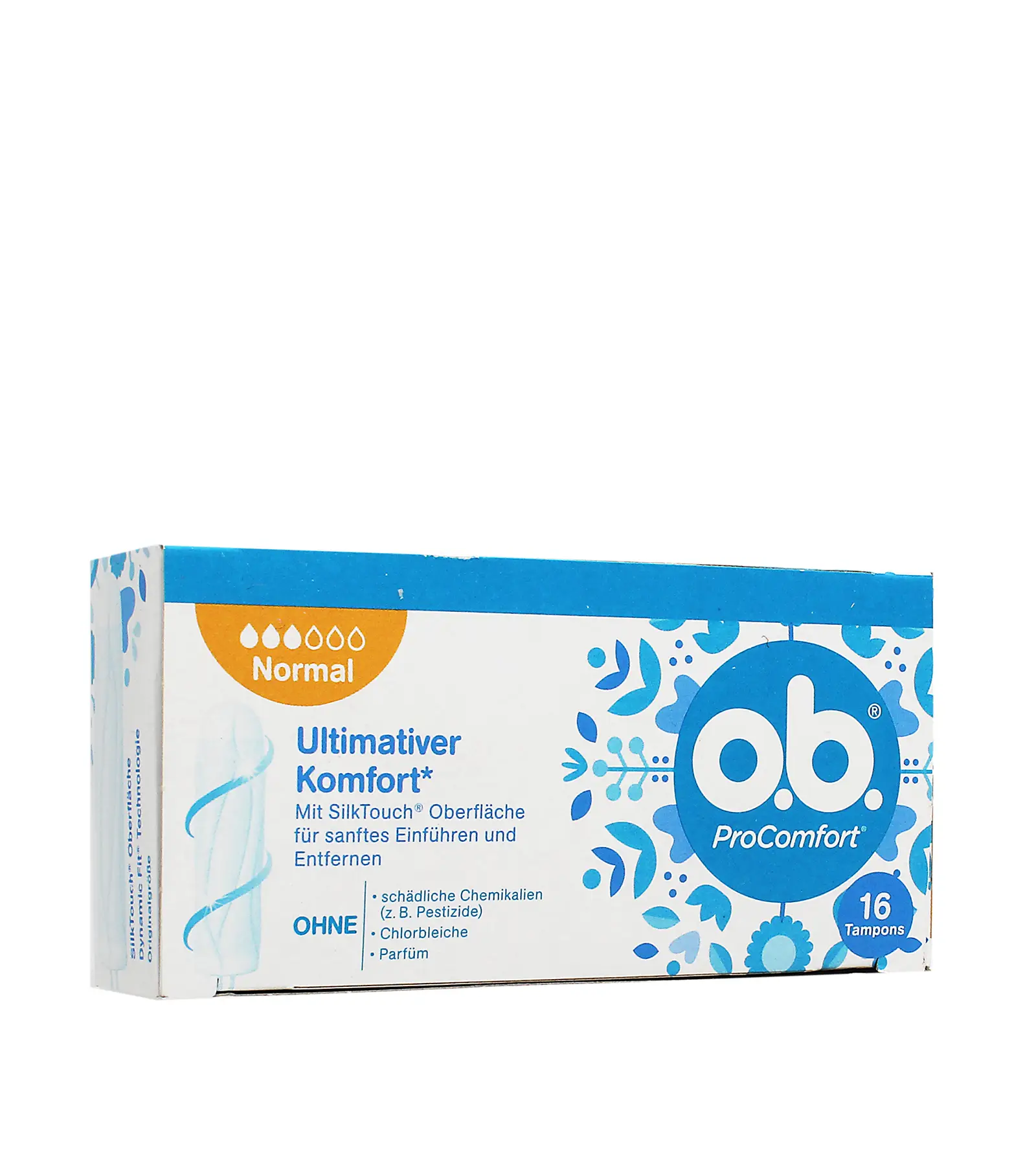 o.b. ProComfort Normal 16pcs Intymios higienos priemonė